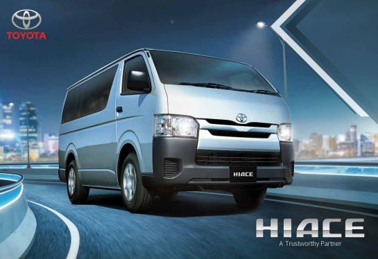 TOYOTA HIACE BROCHURE TOYOTA ZARGHOON MOTORS (03111896896)